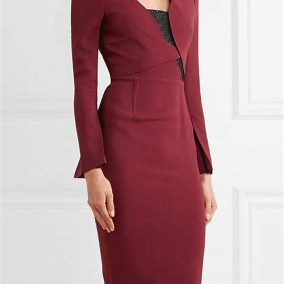 NWT Roland Mouret Ormond dress for Net-A-Porter limited edition. - Picture 4 of 10